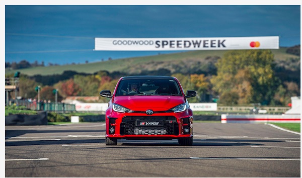 Toyota's GR Yaris Makes Its Dynamic Debut at the Goodwood Speedweek