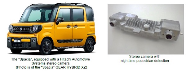 Hitachi Automotive Systems Stereo Camera with Nighttime Pedestrian Detection Adopted by Suzuki for their 