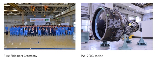 MHI Aero Engines Makes First Shipment of Domestically Assembled Pratt & Whitney GTF PW1200G Engine for the Mitsubishi SpaceJet