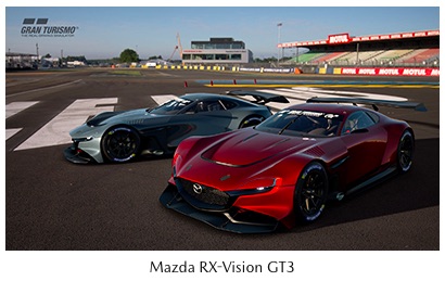 Mazda Begins Providing, Virtual Racing Car, Mazda RX-Vision GT3 Concept Online