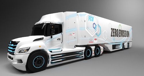 Toyota and Hino to Jointly Develop Class 8 Fuel Cell Electric Truck for North America