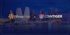 知名建筑集团Breezecoin (BRZE) 布局全球市场，上线 CoinTiger 数字货币交易所