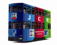 Ride Hong Kong Tramways Free with JCB!