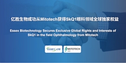 Essex Biotechnology Secures Exclusive Rights and Interests in SkQ1 for Ophthalmology from Mitotech