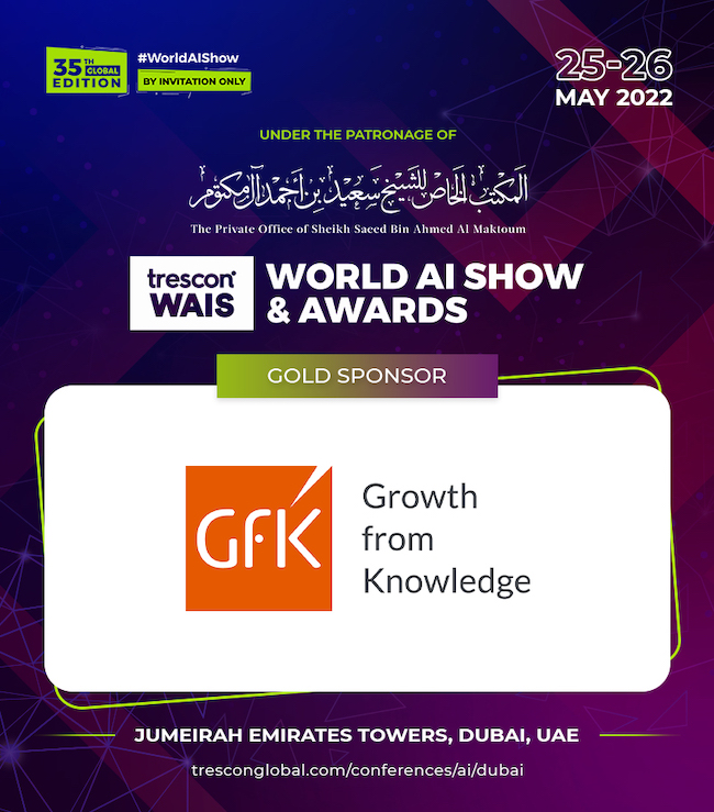 GfK Joins World AI Show & Awards as a Gold Sponsor