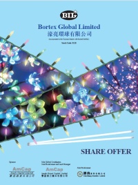 Bortex Global Limited Announces Details of Proposed Listing on the GEM of SEHK