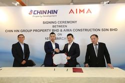 Chin Hin Group Property to acquire 45% stake in Aima Construction for RM31.5 million