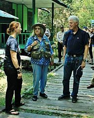 Bill Clinton Visits Camp Leakey and Rimba Raya Conservation on the Clinton Foundation Asia 2014 Tour