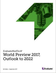 「EvaluateMedTech(R) ワールドプレビュー2017 2022年への展望」リリースのお知らせ 