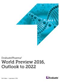 「EvaluatePharma(R) ワールドプレビュー 2016 2022年への展望」日本語版リリースのお知らせ