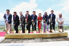 GGDC Celebrates Topping Off the First Phase of GGLC in Clark, Philippines