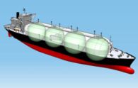 三菱重工、次世代LNG運搬船「サヤリンゴSTaGE」船型を2隻受注