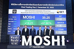 Moshi Moshi Retail (SET: MOSHI) debuts on SET as it pursues aggressive growth to reign supreme in lifestyle product retailing