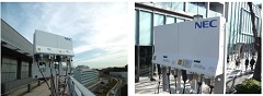 NEC and NTT DOCOMO Conduct 5G Base Station Verification Trials of Massive MIMO Technology