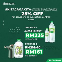 Spritzer Launches #KitaJagaKita Care Packages for Flood Victims
