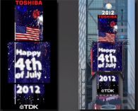 關於紐約時代廣場慶祝獨立紀念日燈光錶演