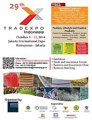 Trade Expo Indonesia 2014 to be Held October 8-12