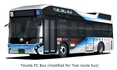 Toyota Delivers Fuel Cell Bus to Tokyo Metropolitan Government