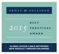 Averna獲得2015年全球DOCSIS有線網路獎來自Frost & Sullivan的新產品創新獎