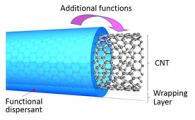Wrapping carbon nanotubes in polymers enhances their performance