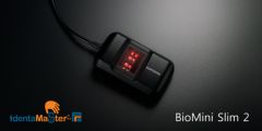 Suprema BioMini Slim 2 Fingerprint Scanner Integrated into IdentaMaster/IdentaMaster.Pro